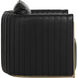 Alix Cantina Black Lounge Chair